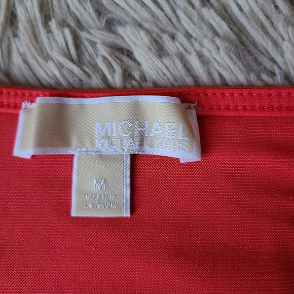 Michael Kors Strappy Cold Shoulder Top Size M - Picture 3 of 9